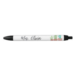 Preta Caneta Personalizada para Professor | Acessório de