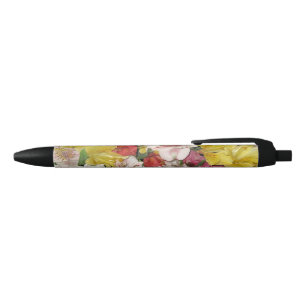 Preta Caneta primavera Floral Buquê