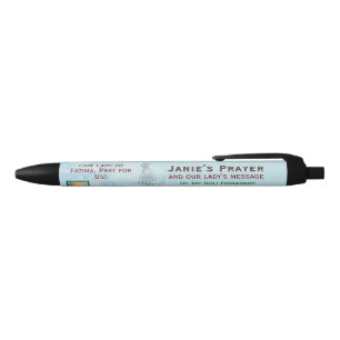 Preta Caneta Promocional da Oração de Janie