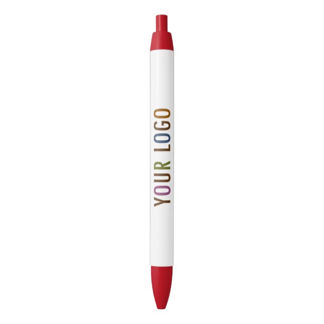 Preta Caneta Promocional Personalizada com Logotipo Empr (Frente Vertical)