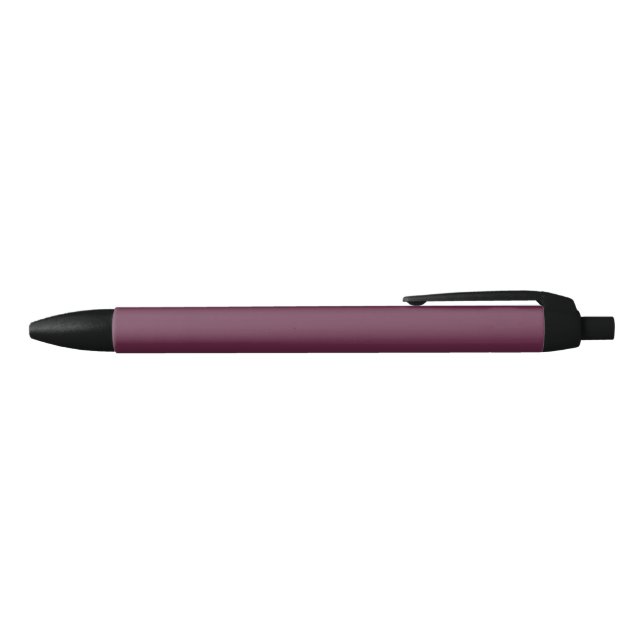 Preta Caneta retrátil Burgundy Sleek (parte de cima)