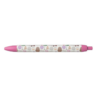 Preta Caneta Rosa Eras