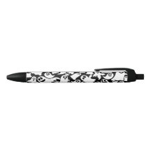 Caneta Spooky Ghost Black Ballpoint