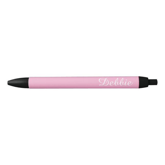 Preta Caneta Tinta Nome Personalizado (Frente)