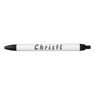 Preta Christl caneta esferográfica