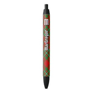 Preta Clan Gregor Tartan Ink Caneta