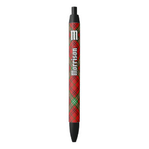 Preta Clan Morrison Red Tartan Ink Caneta