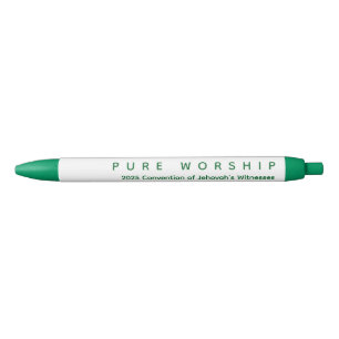 Preta Convenção Pure Worship 2025 Caneta JW