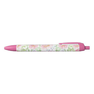 Preta Cor de rosa personalizada com Caneta de nome