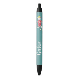 Preta Criança de vaca de futebol personalizada caneta