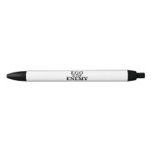 Ego É O Inimigo Caneta Minimalista de Máquina de E