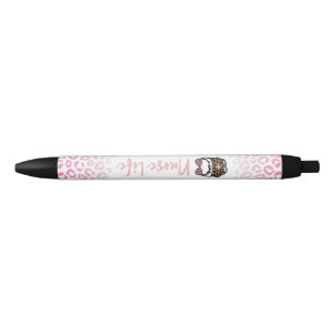 Preta Enfermeira-leopardo-rosa-branca Caneta