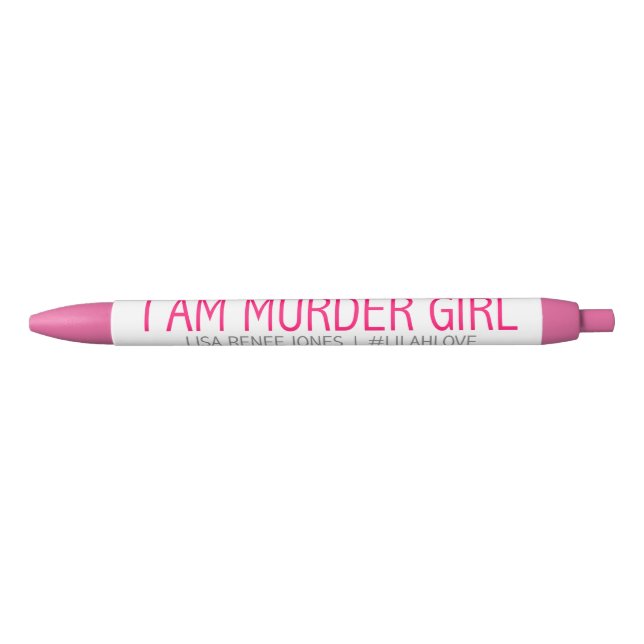 Preta Eu sou caneta da menina do assassinato - amor de (Frente)
