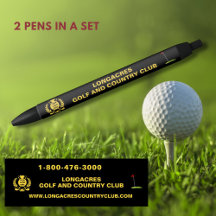 Golfe & Clube Liga Logotipo Site Telefone Caneta