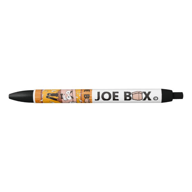 Preta Joe Box Creative Caneta (Frente)