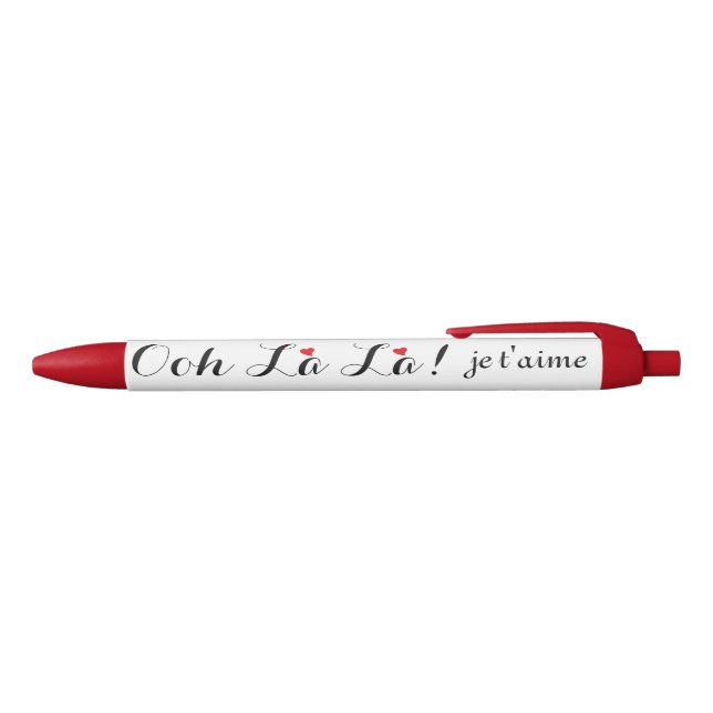 Preta La La La! Je t'aime Caneta (parte de cima)