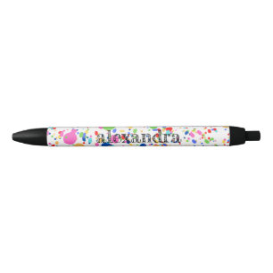 Preta Paint Splatter Name Ink Caneta - Multi Rainbow