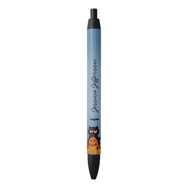 Preta Personalizado: Caneta assustador da tinta do (Frente Vertical)