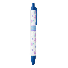 Preta Personalizado de volta à Caneta escolar