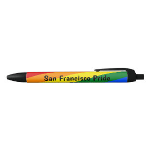 Preta Personalize Caneta Arco-íris - Orgulho