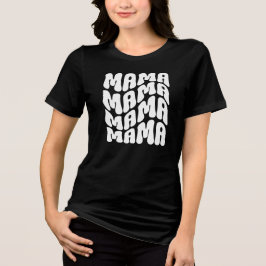 Preta Retro Groovy Fofa Mamãe Dia das Mães Mãe