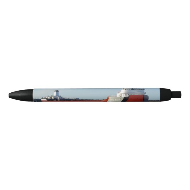 Preta Roger Blough caneta (Frente)