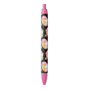 Preta SAKURA - Vaca - caneta
