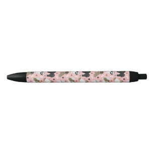 Preta Shih Tzu Dogs Paws e Bones Black Tinta Caneta