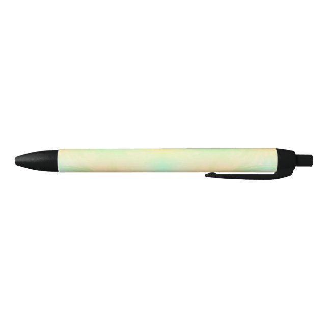 Preta Uma caneta com um corpo em cor pastel apresentando (Parte Inferior)