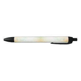 Preta Uma caneta esferográfica branca com um design past