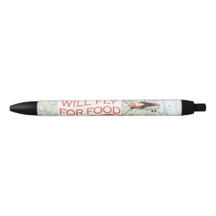 Preta Voará para a Caneta da Comida (tinta preta)