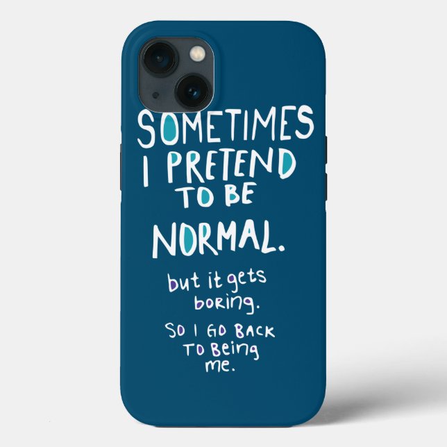 Pretend to be normal (Verso)