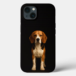 Preto 4 Luxe iPhone 13, Beagle Gentil