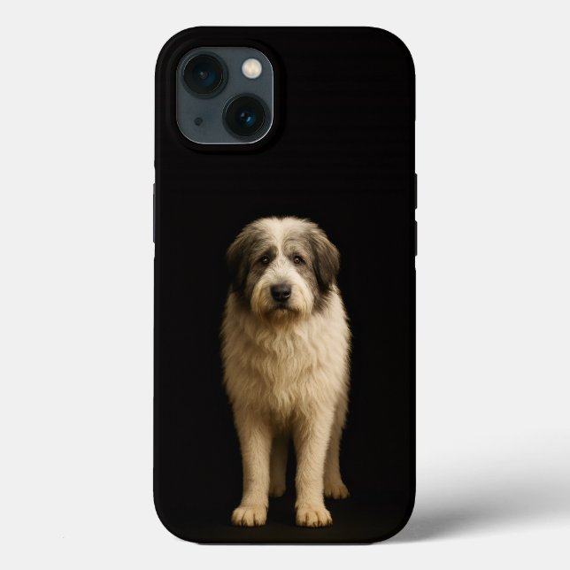 Preto 4 Luxe iPhone 13, Cão Miorítico (Verso)