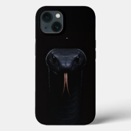 Preto 4 Luxe iPhone 13 Case, Imagem de Mamba Preta