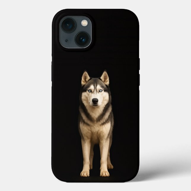 Preto 4 Luxe iPhone 13, Husky Elite Gelado (Verso)