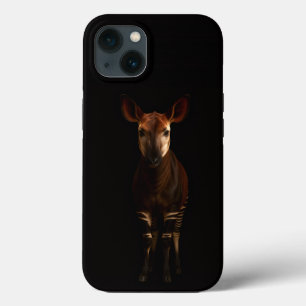 Preto 4 Luxe iPhone 13, Okapi da Floresta
