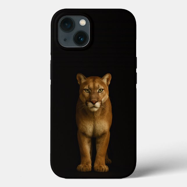 Preto 4 Luxe iPhone 13, Puma Silencioso (Verso)
