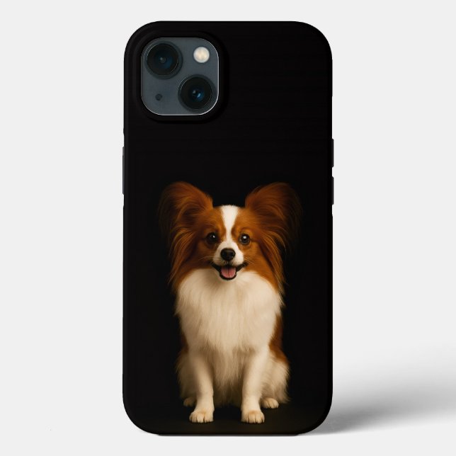 Preto 4 Luxe iPhone 13, Refined Toy Papillon (Verso)