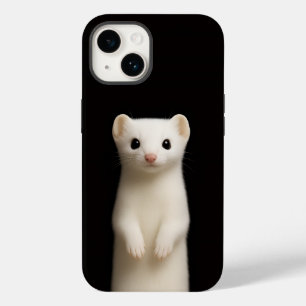 Preto 4 Luxe iPhone 14 Mate, Armiño Elegante
