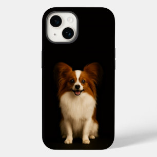 Preto 4 Luxe iPhone 14 Mate, Papillon Refinado