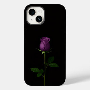 Preto 4 Luxe iPhone 14 Mate, Rosa Violeta Real