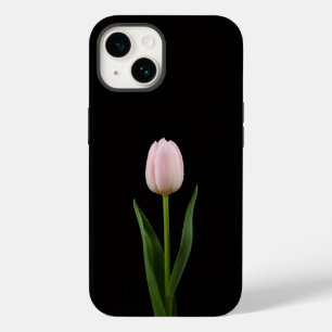 Preto 4 Luxe iPhone 14 Mate, Tulipa Rosa Bege