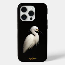 Preto 4 Luxe iPhone 15 Pro Mate Garça Branca