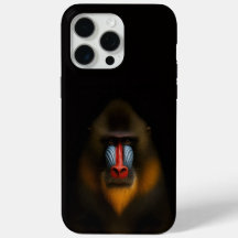 Preto 4 Luxe iPhone 15 Pro Max, Mandril Macaco