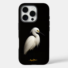 Preto 4 Luxe iPhone 16 Pro, Garça-branca