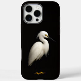 Preto 4 Luxe iPhone 16 Pro Max, Garça-branca