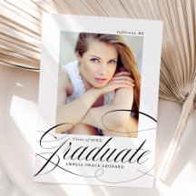 Preto | Anúncio de Graduação de Fotografias de Elo