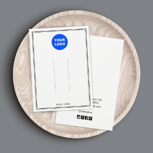 Preto Branco Adicionar logotipo Clipe do cabelo Ac