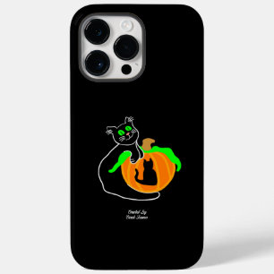 Preto Cat Pumpkin Apple iPhone 14 Pro Max Case